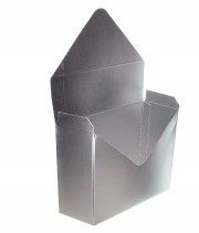 Изображение товара Коробка конверт метал срібло